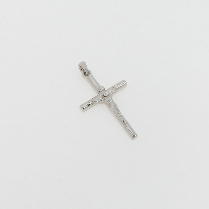 Dieser stilvolle 925 Sterling Silber Kreuz Anhänger ist vollständig mit Rhodium überzogen, um seinen Glanz lange zu bewahren. Das schlichte Design des Silberanhängers vereint klassische Schönheit mit praktischer Rhodium-Beschichtung, die vor Anlaufen schützt. Ein perfektes Geschenk oder zeitloses Accessoire für jede Gelegenheit."
