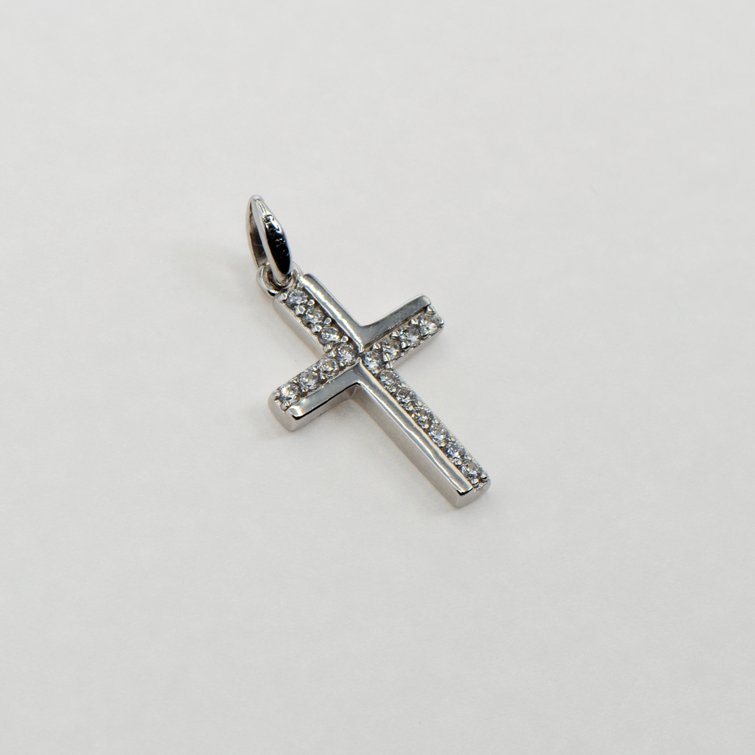Anhänger Kreuz mit Zirkonia Silber925. Eine wunderschöne idee für ihre Lieben geschenk.