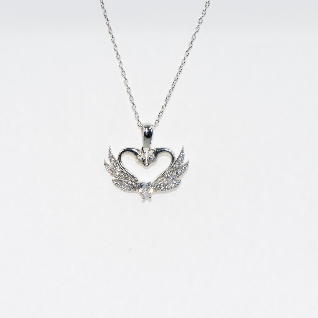 Collier mit Anhanger & Schwamsymbol mit Herz