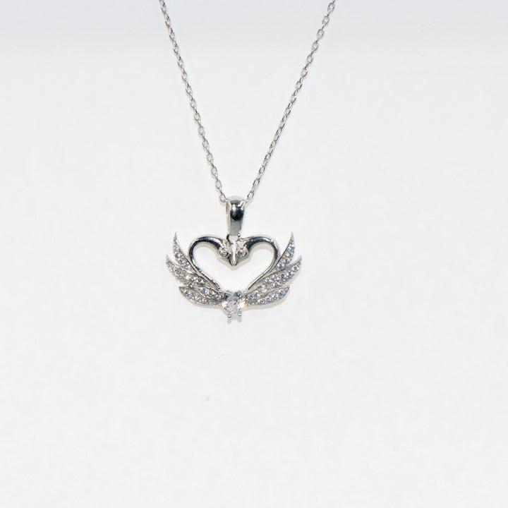 Collier mit Anhanger & Schwamsymbol mit Herz